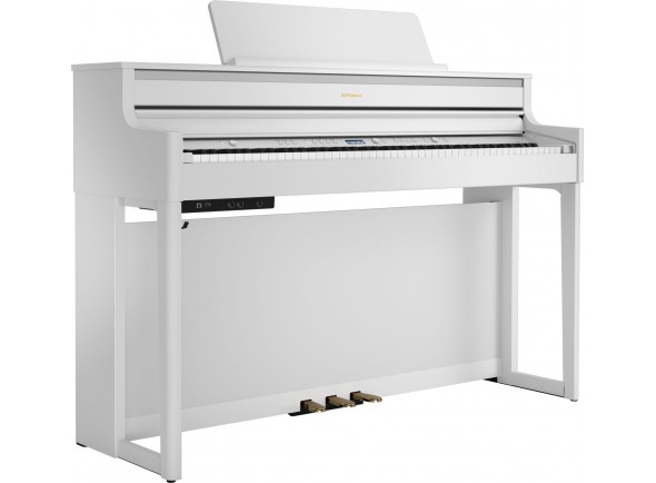 Roland HP-704 WH - Garantía Roland de 10 años, Generación de tonos de modelado de piano sobrenaturales (polifonía ilimitada), Teclado PHA-50 de 88 teclas: marco híbrido de madera / plástico con punto de presión y sup...