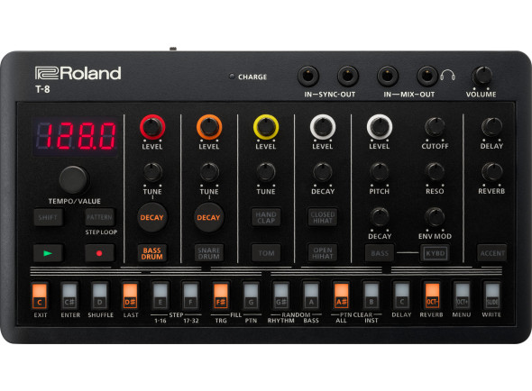 Ver mais informações do  Roland T-8 <b>Caixa Ritmos</b> TR-808 AIRA COMPACT