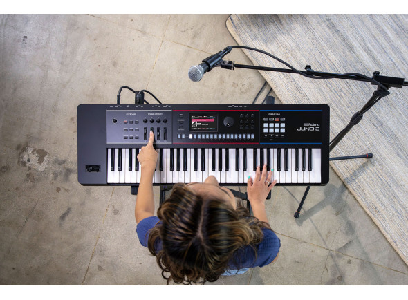 <b>Roland JUNO-D6 Sintetizador 3800 Sons 95 kits Bateria Zen-Core 61-teclas visor a cores</b>