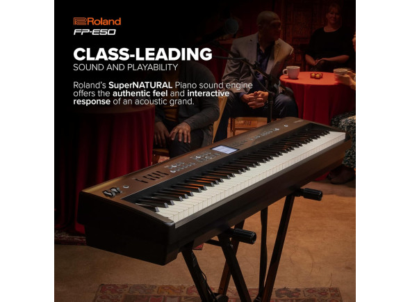 <b>Roland FP-E50 Piano Profissional com Caixa Ritmos Arranger 88 Teclas pesadas USB Bluetooth ZEN-Core BEST-SELLER</b>
