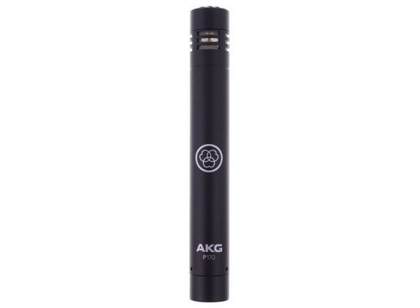 AKG P170 - Microfone de membrana pequena AKG P170, AKG P170 - microfone condensador profissional com 1/2  cápsula,, Cardióide, Resposta de frequência : 20Hz - 20kHz, 200ohm impedância, Comutável 20dB pad, 