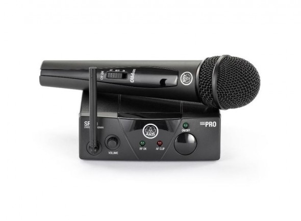 AKG WMS40 Mini Vocal  B-Stock - Sistema Inalámbrico AKG WMS40 MINI Vocal Set., Electrónica: Ancho de banda: 560 MHz - 865 MHz;, Patrón de micrófono: cardioide dinámico;, Autonomía: 30 h., Controladores: Micrófono: Activar/Desacti...