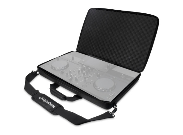 AlphaTheta DJC-AN Bag - Compatible con el sistema para DJ AlphaTheta XDJ-AN., Cuerpo moldeado fabricado en EVA Durashock para una mayor protección., Exterior de poliéster balístico negro resistente., Forro polar negro en ...