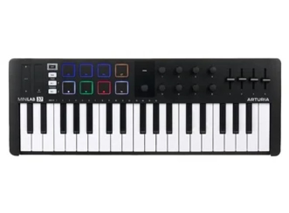 Teclados controladores MIDI 49 teclas Arturia MiniLab 37 Black