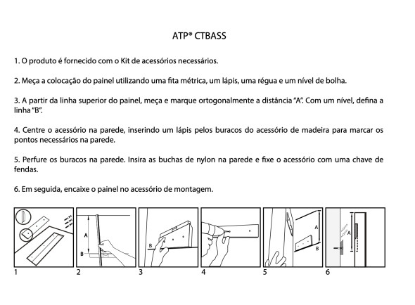 ATP CTBASS Cinza - 2 Unidades