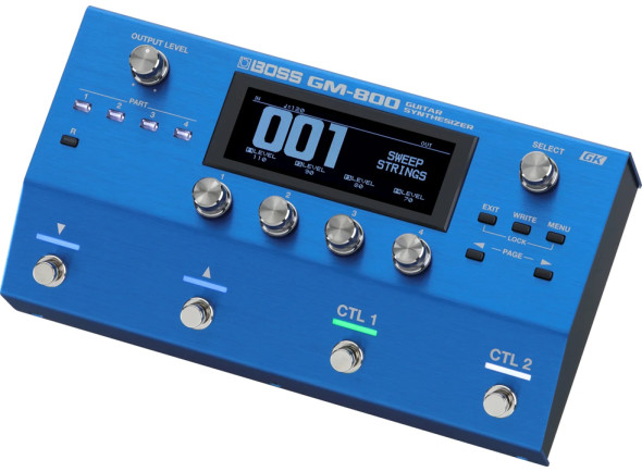 <b>BOSS GM-800 GUITAR/BASS</b> Sintetizador 1.200 Sons + 70 Ritmos ZEN-Core <b>BOSS GM-800 GUITAR/BASS</b> Sintetizador 1.200 Sons + 70 Ritmos ZEN-Core