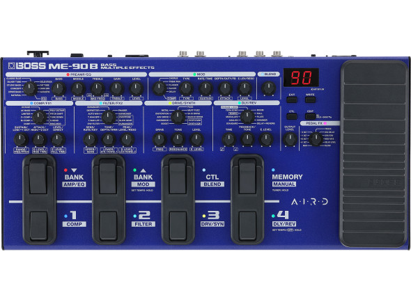<b>BOSS ME-90B Pedaleira Multi-Efeitos para Baixo Tecnologia AIRD BEST-SELLER</b>