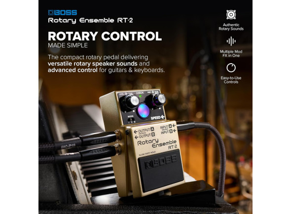 <b>BOSS RT-2 Pedal Compacto Rotary Ensemble</b>