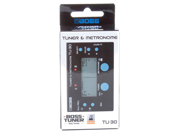<b>BOSS TU-30 Afinador Metronomo Cromático guitarra elétrica, baixo, ukulele BEST-SELLER</b>