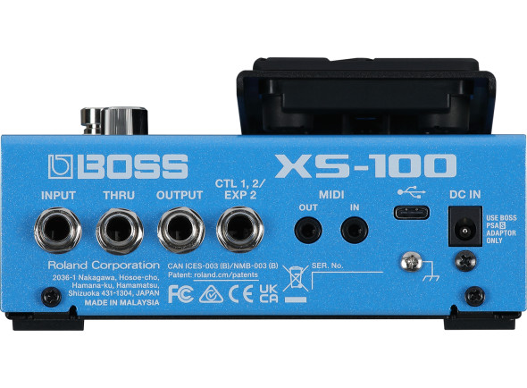 <b>BOSS XS-100 POLY SHIFTER + Visor LCD + Pedal Expressão</b>