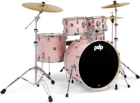 <b>DW PDP MAINSTAGE Pale Rose KIT BATERIA COMPLETA ACÚSTICA 5-PEÇAS PDMA2215KTPR</b>