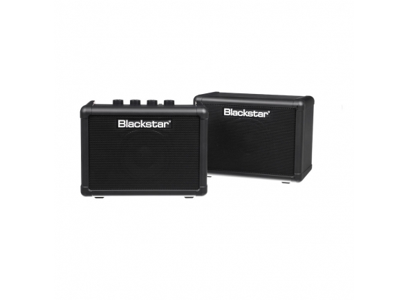 Blackstar FLY 3 Pack BK - Combo de guitarra eléctrica con altavoz adicional Blackstar 3 Mini Amp Combo de guitarra eléctrica, Potencia: 3 vatios, Equipado con: altavoz de 3