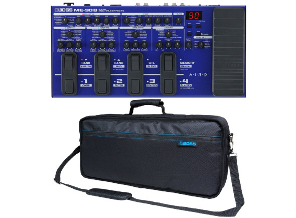 <b>PACK Pedaleira Multi-FX BOSS ME-90B BASS com Bolsa Transporte BOSS CB-ME80</b>