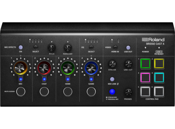 Interface de Audio USB Roland Bridge Cast X