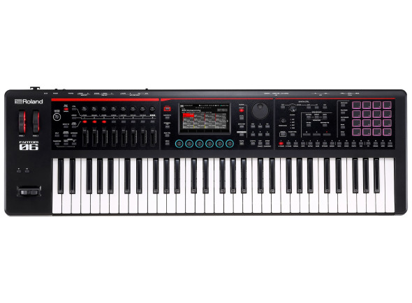 <b>Roland FANTOM-06 Sintetizador 3.500 Sons Visor TOUCH a Cores Sampling 61-teclas</b>