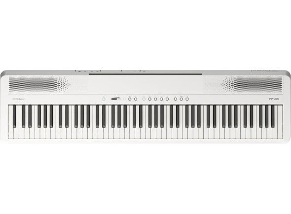 <b>Roland FP-40 WH BRANCO + MÓVEL KSF-40 + BARRA 3 PEDAIS KPD-70</b>