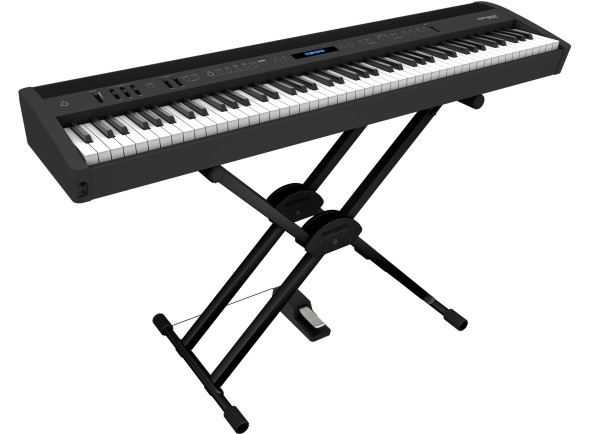 <B>Roland FP-60X PRETO COM SUPORTE TECLADO ROLAND KS-20X, ESTANTE E PEDAL SUSTAIN ROLAND DP-10</B>