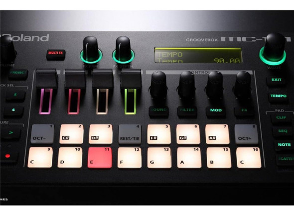 <b>Roland MC-101 BEAT MACHINE Caixa de Ritmos Musica Eletronica TR-808, TR-909, Juno-106, SH-101</b>