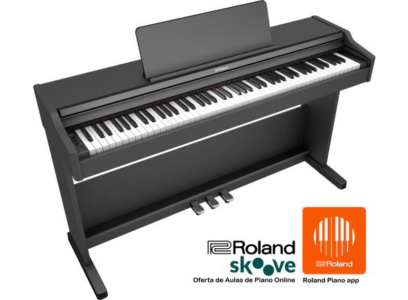  <b>Roland RP107-BKX Piano Digital Móvel Premium Preto</b>