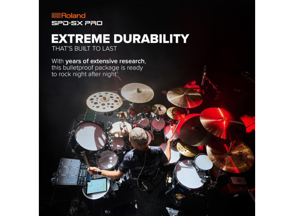 <b>Roland SPD-SX PRO BEAT MACHINE Sampling Multi-Pad 32GB sampler para percussão eletrónica BEST-SELLER</b>