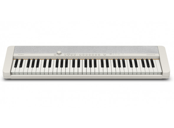 Casio  CT-S1WE  - Un teclado elegante con tecnología de sonido AiX, Proyecta tus potentes sonidos graves con los nuevos altavoces Bass Reflex, Experimente 61 voces divertidas, incluidas nuevas muestras de instrument...
