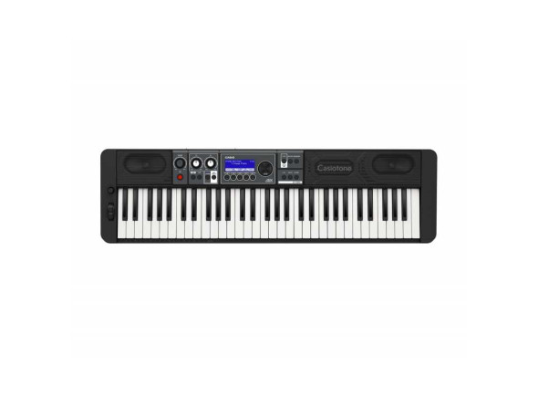 Casio  CT-S500  - 61 teclas de piano sensibles al tacto, 800 sonidos, 243 ritmos incorporados, función de muestreo, Adaptador inalámbrico para audio y MIDI, Dimensiones: 930 x 258 x 91 mm (sin atril), Peso: 4,7 kg, 