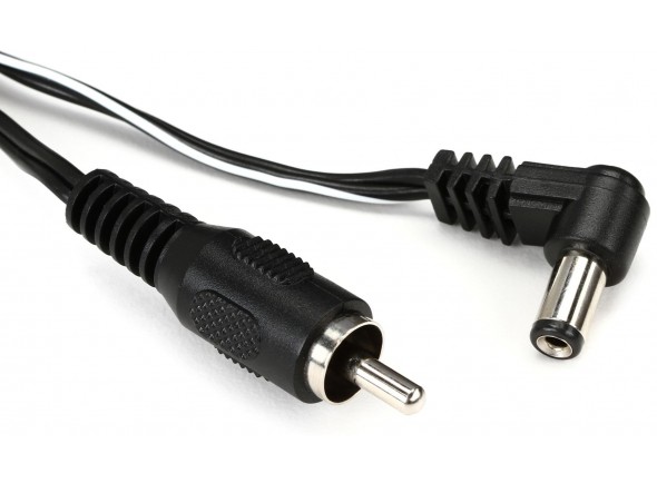 Cioks 1080 Flex Cable Type 1 - Cable, 80 cm con centro negativo de 5,5/2,1 mm, Conector de CC en forma de L, De color negro, 