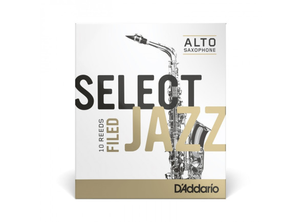 Daddario  Woodwinds Select Jazz Filed Alto 2M - Seleccione la serie de jazz, Archivado, Fuerza: 2M (media), Las púas de Jazz seleccionadas se cortan a un grosor blanco y de lomo., Forma de punta tradicional, Ofrece una gran proyección y un sonid...