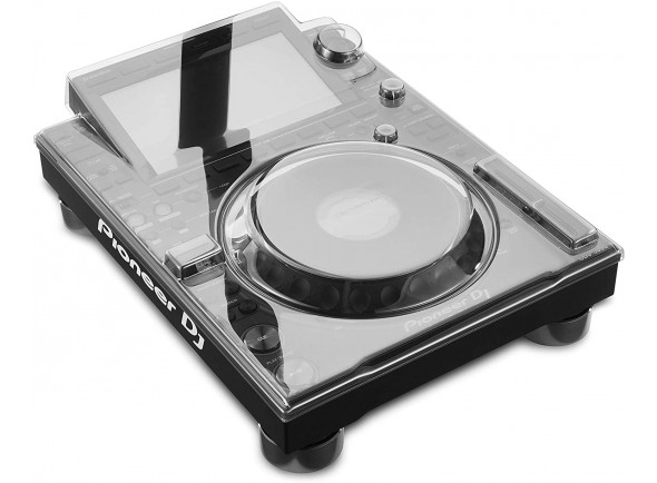 Decksaver Pioneer DJ CDJ-3000 - protector de cubierta, Adecuado para CDJ-3000 de Pioneer DJ, Protege la unidad del polvo, la suciedad, los líquidos y los impactos accidentales, superficie transparente lechosa, Excelente calidad, ...