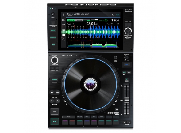 Denon DJ SC6000 Prime  - Reproductor de DJ multiformato profesional independiente de doble capa con tecnología Engine OS, Pantalla táctil HD de 10,1 pulgadas, Jog wheel de 8,5 pulgadas con regulador de voltaje (SC6000), Wi...
