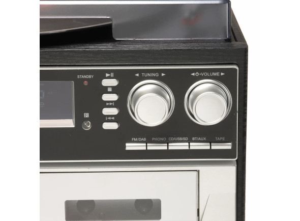 Denver Gira-Discos 33/45/78RPM AM/FM/Cd/Cassete/SD 2x2W