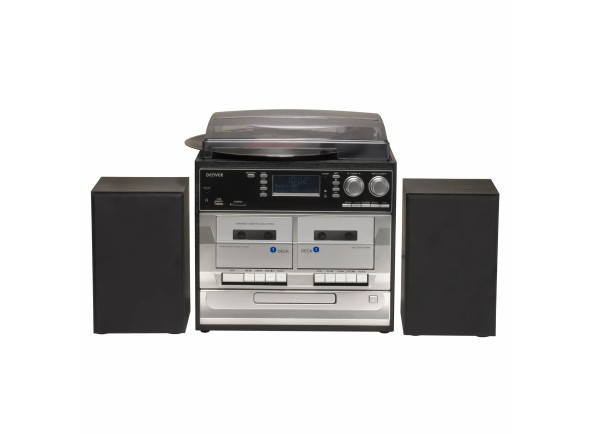 Denver Gira-Discos 33/45/78RPM AM/FM/Cd/Cassete/SD 2x2W