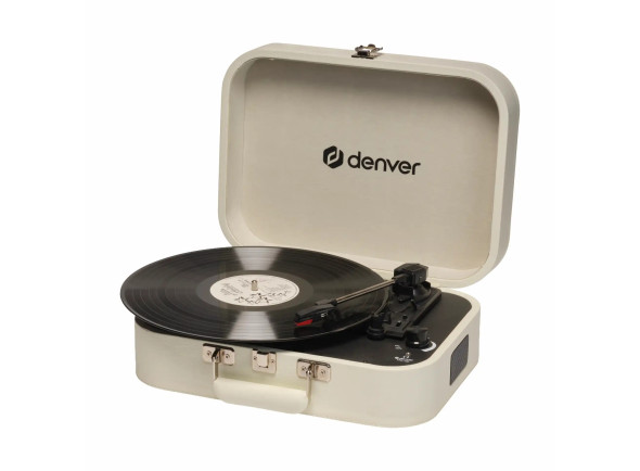 Denver Gira-discos 33/45/78rpm Vintage 2x10w Bege