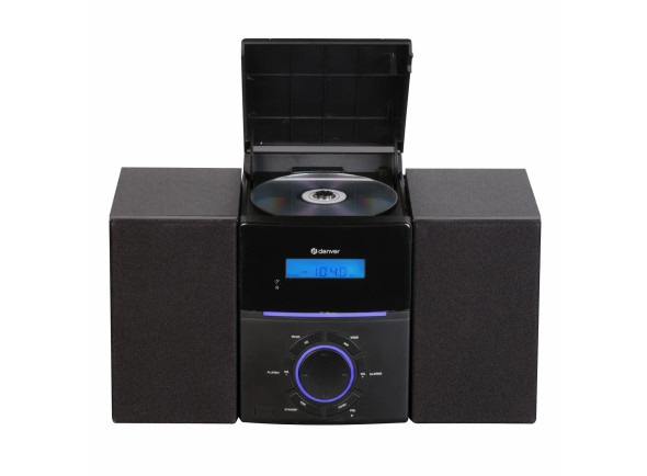 Denver Sistema Som 2.0 C/ Visor LCD FM/CD/AUX 2x20W