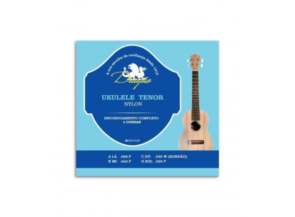 Dragão UK064 Ukulele Tenor - Juego de cuerdas Dragon UK064 para ukelele tenor. El ukelele es un instrumento que desciende del cavaquinho portugués, especialmente de las versiones madeirenses rajão y machete, que fueron llevada...