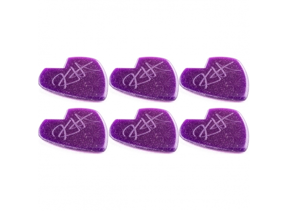 Dunlop 47PKH3NPS Kirk Hammett Jazz III Purple Sparkle 6 Pack - 