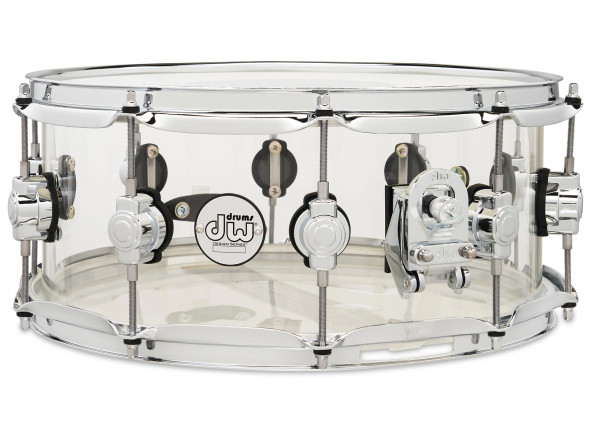 <b>Tarola Acrílico DW DRUMS 14x06 DESIGN ACRYLIC Snare Drum DDAC0614SSCL</b>