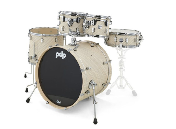 <b>DW PDP CONCEPT Maple CM5 TWISTED IVORY Kit Bateria 5 peças PDCM2215TI</b>
