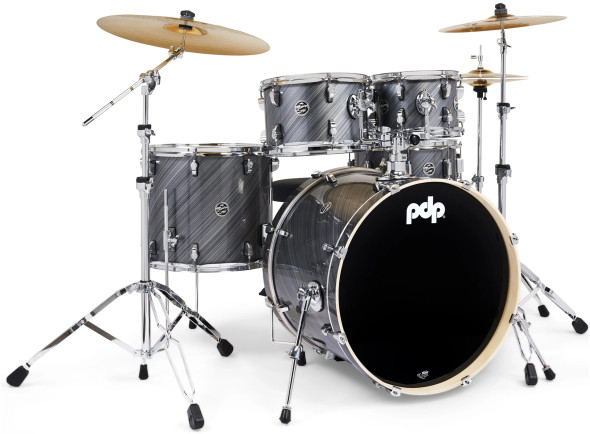 Ver mais informações do  <b>DW PDP MAINSTAGE Twisted Graphite</b> Kit Completo Bateria 5-pcs BD 22
