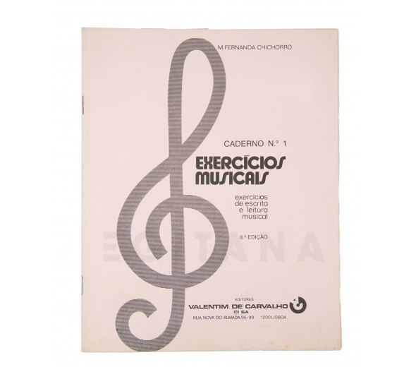 Egitana Livro Exercícios Musicais 1 Fernanda Chichorro - 