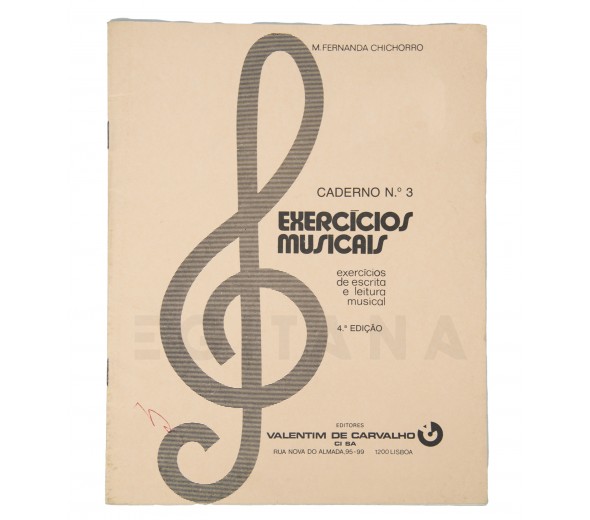 Egitana Livro Exercícios Musicais 3 Fernanda Chichorro - 