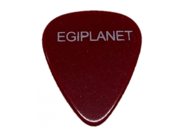 Egitana Palheta para Viola Egiplanet 1mm Vermelho Escuro - Púa de Guitarra Egiplanet 1mm Rojo Oscuro, 