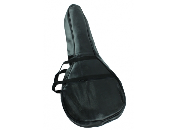 Egitana Saco Bandolim Simples Napa - De color negro, bolso en napa, Largo interior: 69cm, Ancho inferior interior: 28 cm, Altura 6cm, bolsa con cremallera, 