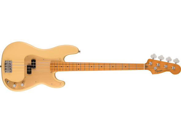Ver mais informações do  Fender   40th Anniversary Precision Bass Vintage Edition Maple Fingerboard Gold Anodized Pickguard Satin Vintage Blonde