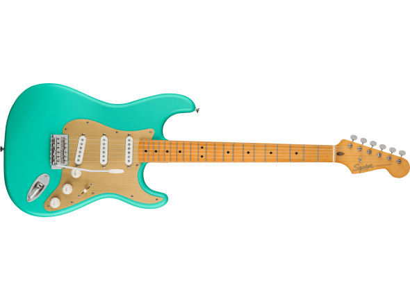 Ver mais informações do  Fender  40th Anniversary Vintage Edition Maple Fingerboard Gold Anodized Pickguard Satin Sea Foam Green