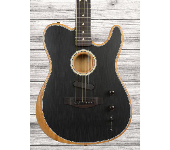 Fender  Acoustasonic Player Tele BB  - guitarra híbrida acústica/eléctrica, Linea fina, Hecho en los EE. UU., 2021, Tapa maciza de pícea Sitka, Aros/fondo de caoba en capas, 