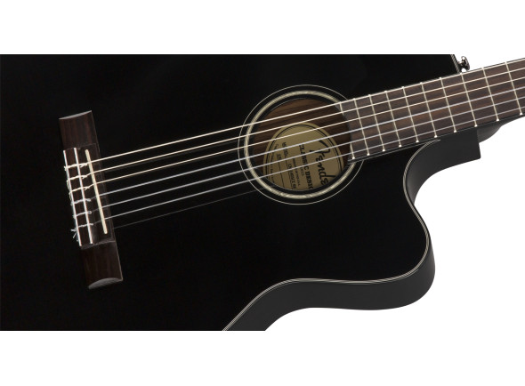 Fender CN-140SCE Thinline Black With Case