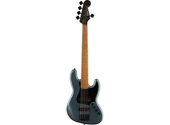 Fender  Contemporary Active Jazz Bass HH V Roasted Maple Fingerboard Black Pickguard Gunmetal Metallic B-Stock