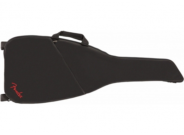 Fender FE405 Gig Bag E-Guitar Black - Material: poliéster de 400 denier, Acolchado con forro de terciopelo de 5 mm., Cómodo mango de dos piezas, Correas de mochila ergonómicas, bolsillo delantero, De color negro, 