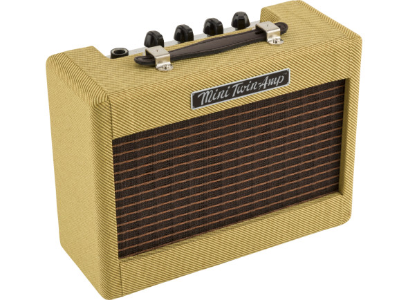 Fender  Mini 57 Twin-Amp Tweed B-Stock - Amplificador doble Mini '57, combinación de guitarra, 1 vatio, 2 altavoces de 2